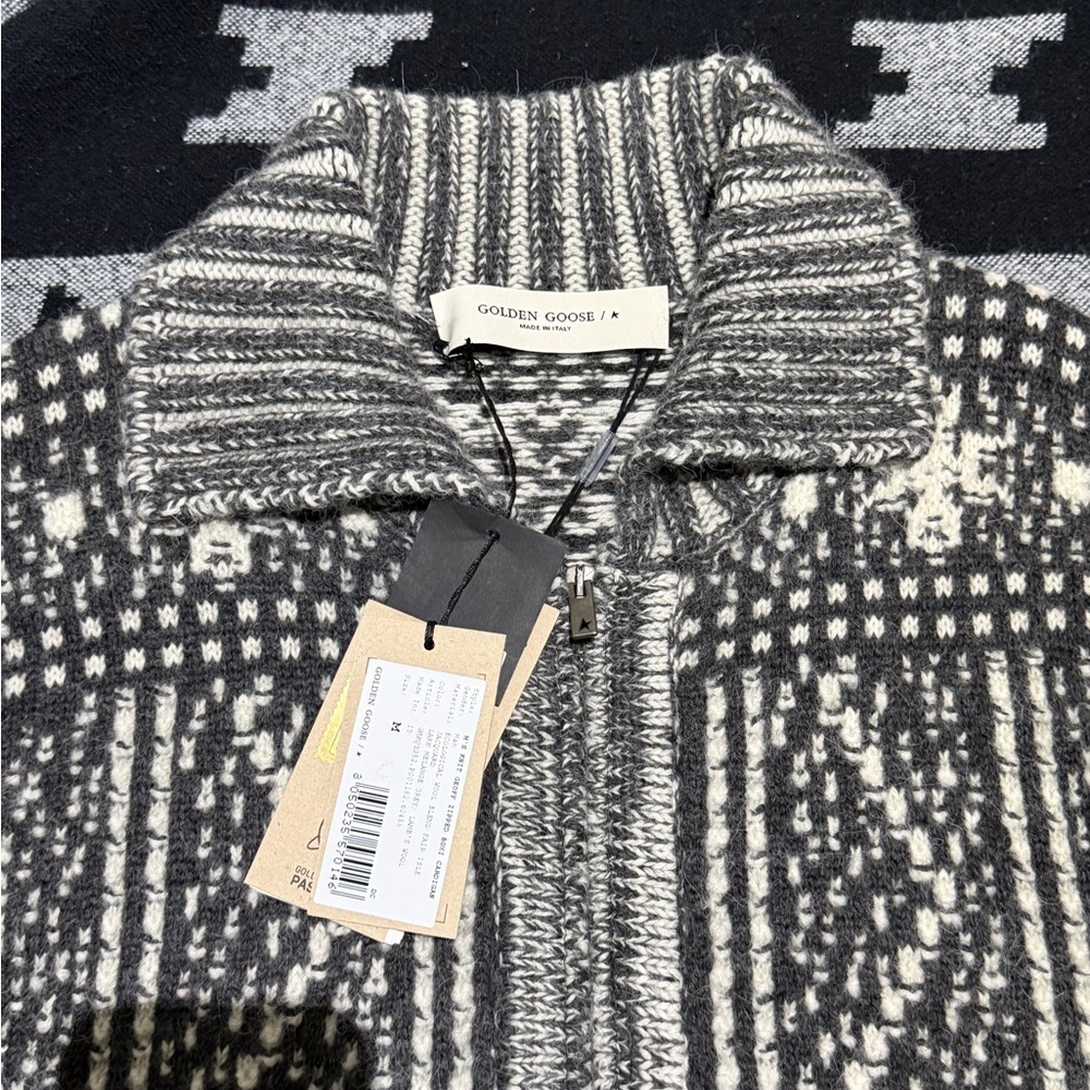 Golden Goose Boxi Cardigan Men’s Size Medium Wool/alpaca Zip Up. New never worn - Picture 4 of 15